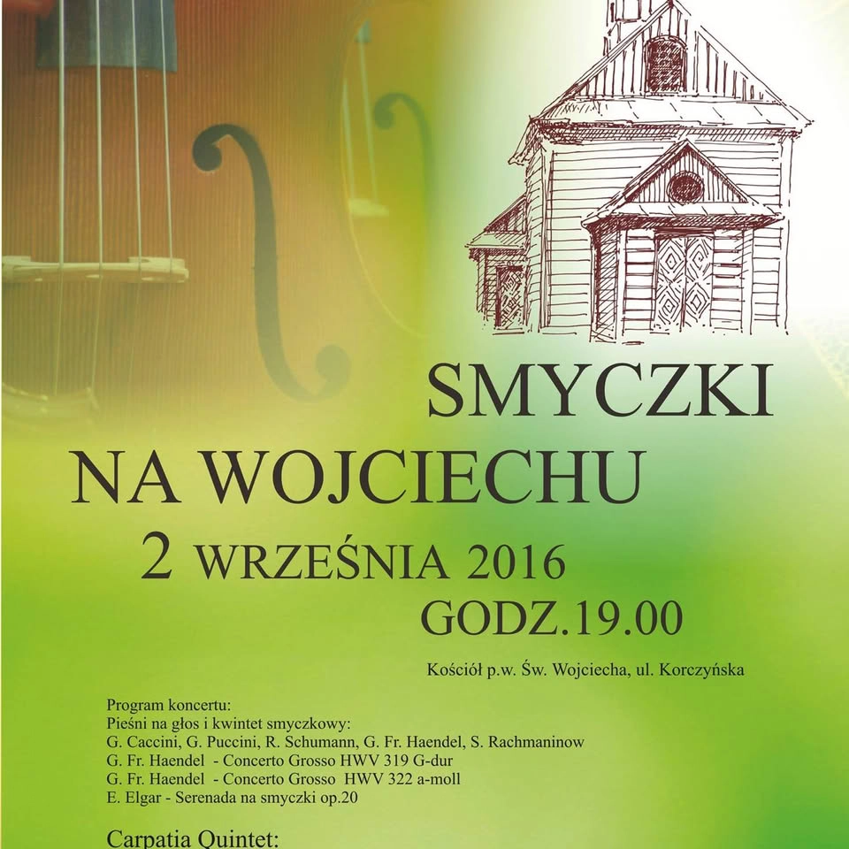 Koncert Smyczki na Wojciechu 2 września 2016